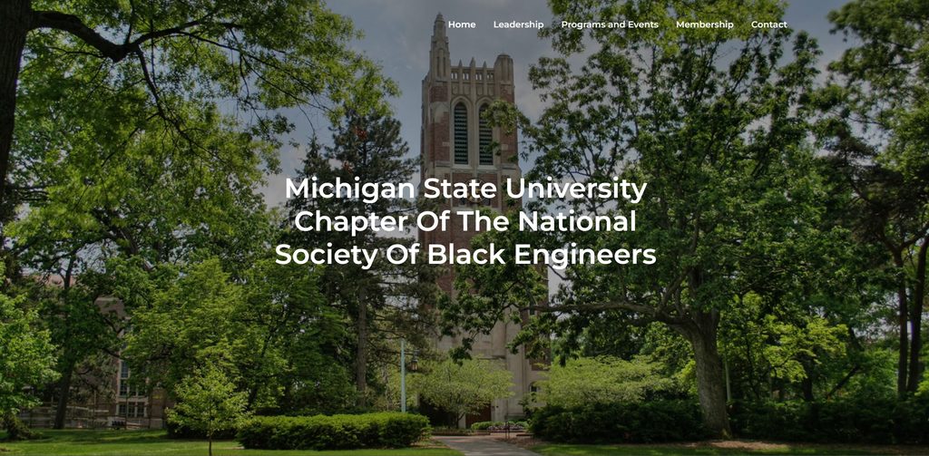 NSBE MSU chapter website
