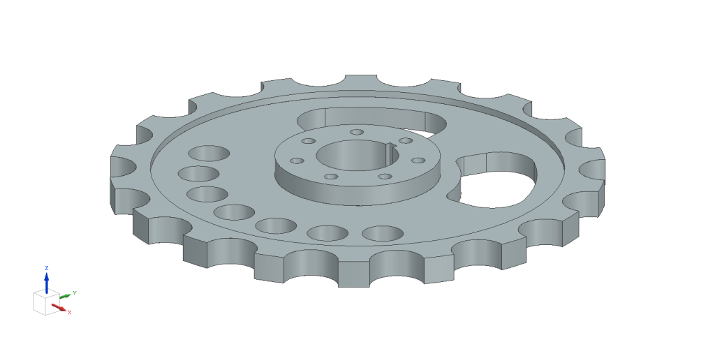 CAD model: part