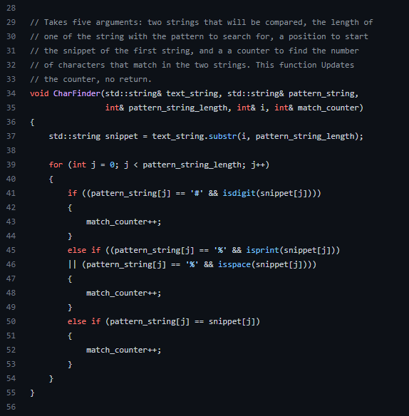 Code sample